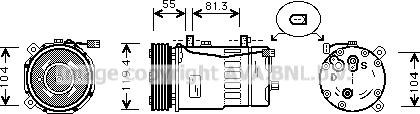 Prasco AIAK003 - Compressore, Climatizzatore autozon.pro