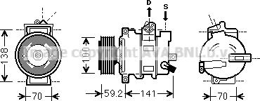 Prasco AIAK329 - Compressore, Climatizzatore autozon.pro