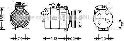 Prasco AIAK247 - Compressore, Climatizzatore autozon.pro