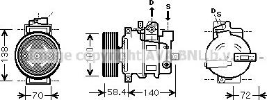 Prasco AIAK262 - Compressore, Climatizzatore autozon.pro