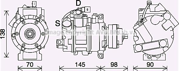 Prasco AIK423 - Compressore, Climatizzatore autozon.pro