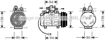 Prasco AIK180 - Compressore, Climatizzatore autozon.pro