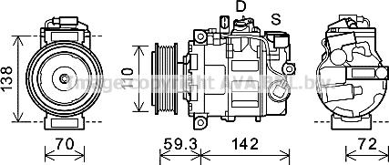 Prasco AIK398 - Compressore, Climatizzatore autozon.pro