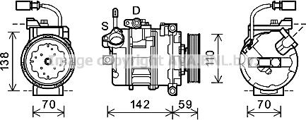 Prasco AIK340 - Compressore, Climatizzatore autozon.pro