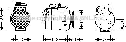 Prasco AIK247 - Compressore, Climatizzatore autozon.pro