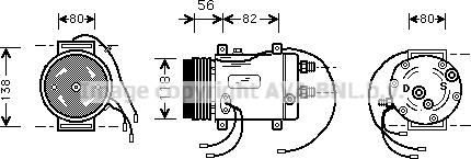 Prasco AIK255 - Compressore, Climatizzatore autozon.pro