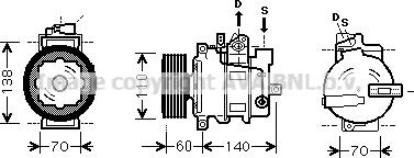 Prasco AIK266 - Compressore, Climatizzatore autozon.pro