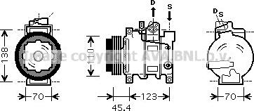 Prasco AIK261 - Compressore, Climatizzatore autozon.pro