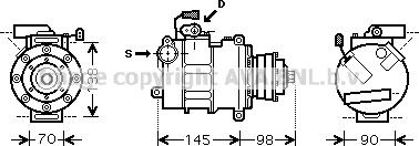 Prasco AIK280 - Compressore, Climatizzatore autozon.pro