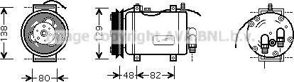 Prasco AIK228 - Compressore, Climatizzatore autozon.pro