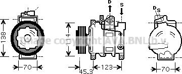 Prasco AIK276 - Compressore, Climatizzatore autozon.pro