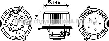 Prasco AL8138 - Elettromotore, Ventilatore abitacolo autozon.pro