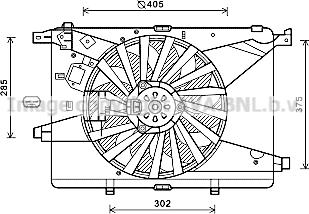 Prasco AL7516 - Ventola, Raffreddamento motore autozon.pro