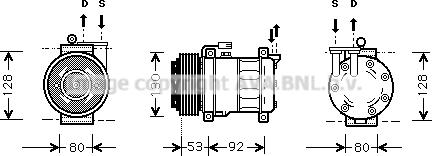 Prasco ALAK009 - Compressore, Climatizzatore autozon.pro