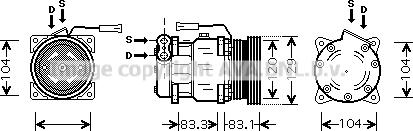 Prasco ALK093 - Compressore, Climatizzatore autozon.pro