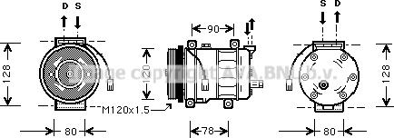 Prasco ALK010 - Compressore, Climatizzatore autozon.pro