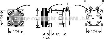 Prasco ALK104 - Compressore, Climatizzatore autozon.pro