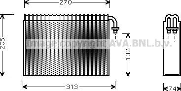 Prasco ALV021 - Evaporatore, Climatizzatore autozon.pro