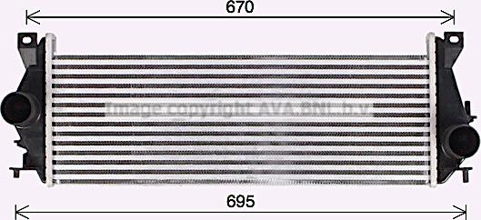 Prasco AU4338 - Intercooler autozon.pro