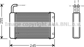 Prasco AU6086 - Scambiatore calore, Riscaldamento abitacolo autozon.pro