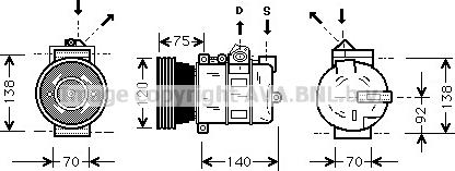 Prasco AUAK043 - Compressore, Climatizzatore autozon.pro