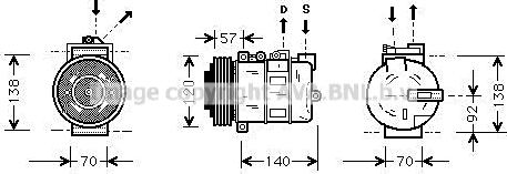 Prasco AUAK056 - Compressore, Climatizzatore autozon.pro