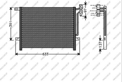 Prasco BM624C001 - Condensatore, Climatizzatore autozon.pro