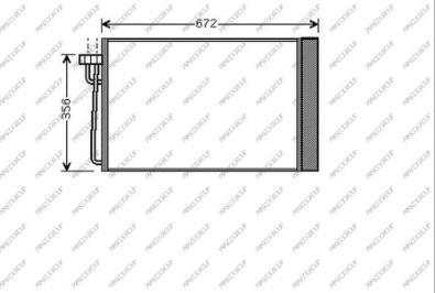 Prasco BM046C001 - Condensatore, Climatizzatore autozon.pro