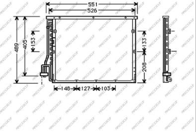 Prasco BM014C001 - Condensatore, Climatizzatore autozon.pro