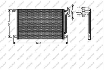 Prasco BM018C002 - Condensatore, Climatizzatore autozon.pro