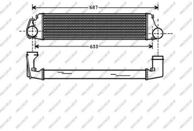 Prasco BM018N001 - Intercooler autozon.pro