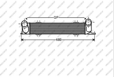 Prasco BM024N001 - Intercooler autozon.pro