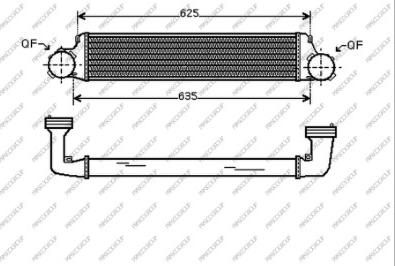 Prasco BM020N001 - Intercooler autozon.pro