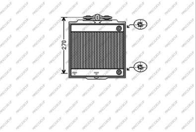 Prasco BM101R008 - Radiatore, Raffreddamento motore autozon.pro