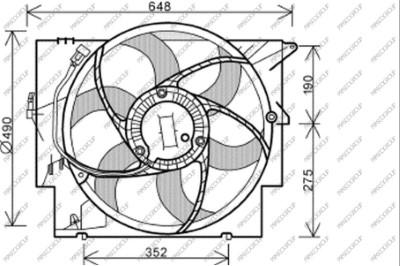 Prasco BM120F001 - Ventola, Raffreddamento motore autozon.pro