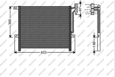 Prasco BM802C001 - Condensatore, Climatizzatore autozon.pro