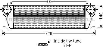 Prasco BW4376 - Intercooler autozon.pro