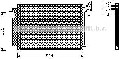 Prasco BW5281D - Condensatore, Climatizzatore autozon.pro