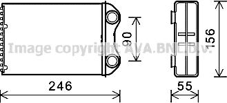 Prasco BW6426 - Scambiatore calore, Riscaldamento abitacolo autozon.pro