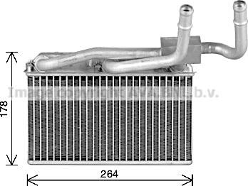 Prasco BW6600 - Scambiatore calore, Riscaldamento abitacolo autozon.pro