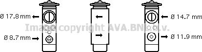 Prasco BW1171 - Valvola ad espansione, Climatizzatore autozon.pro