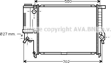 Prasco BW2140 - Radiatore, Raffreddamento motore autozon.pro