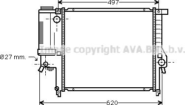 Prasco BW2139 - Radiatore, Raffreddamento motore autozon.pro