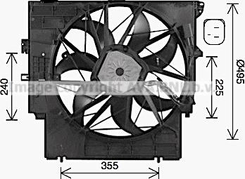 Prasco BW7598 - Ventola, Raffreddamento motore autozon.pro