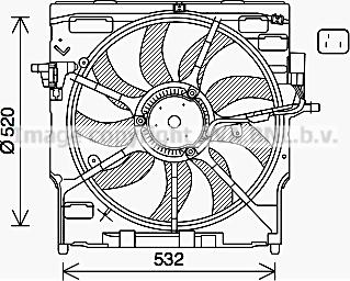 Prasco BW7565 - Ventola, Raffreddamento motore autozon.pro