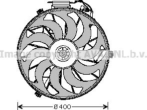 Prasco BW7507 - Ventola, Raffreddamento motore autozon.pro