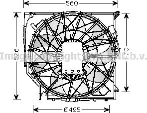 Prasco BW7522 - Ventola, Raffreddamento motore autozon.pro