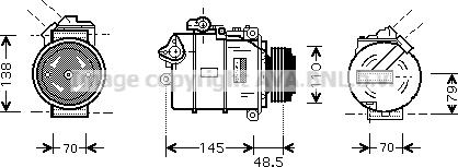 Prasco BWAK309 - Compressore, Climatizzatore autozon.pro