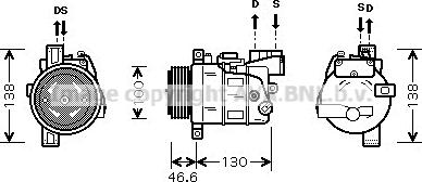 Prasco BWAK319 - Compressore, Climatizzatore autozon.pro