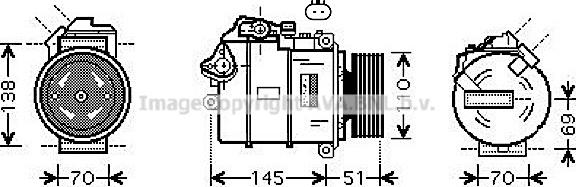 Prasco BWAK384 - Compressore, Climatizzatore autozon.pro